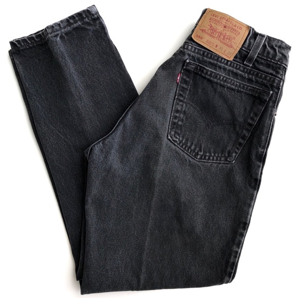 Levi's Denim - Levi's Black Vintage High-waisted Boyfriend Jeans